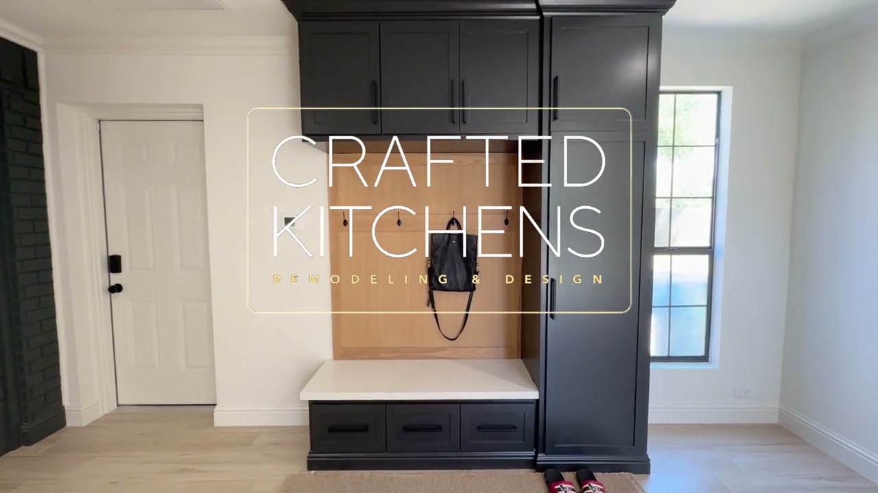 Demo day on a Crafted Kitchens remodel in Houston